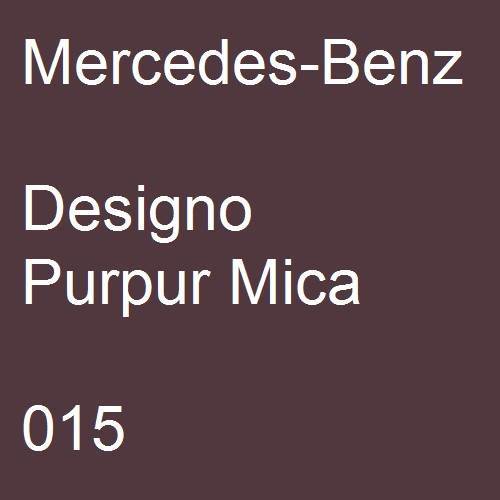 Mercedes-Benz, Designo Purpur Mica, 015.